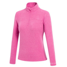 Women Plus Size Fall Winter Half Zip Pullover Lightweight Camping/Hiking/Hunting Outdoor Fleece Jacket